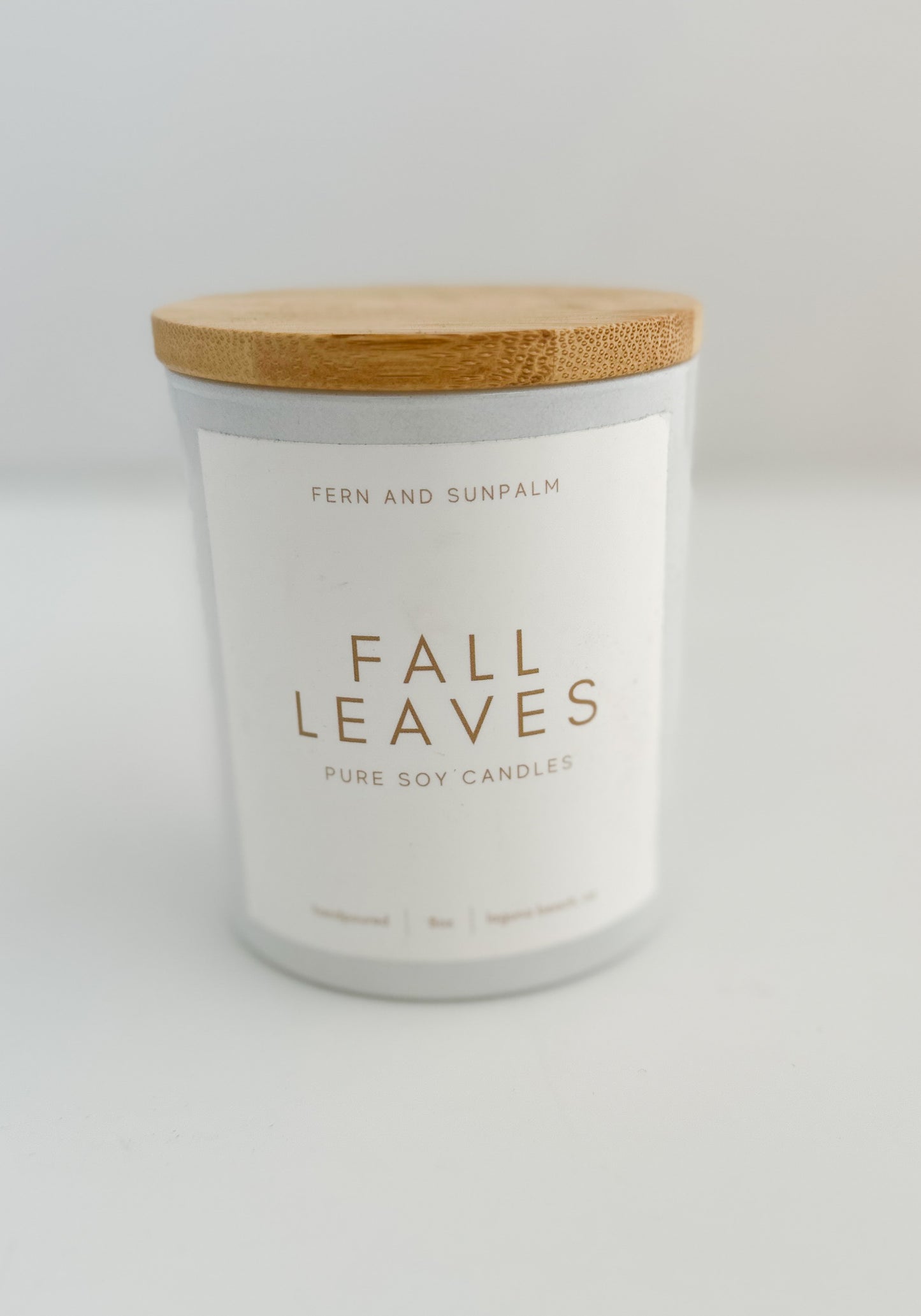 Fall Leaves Candle