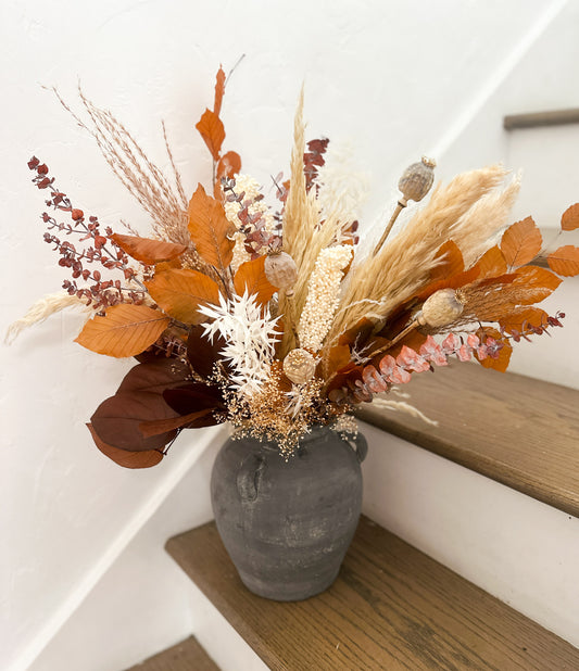 Fall Dried Arrangement, Vase not included