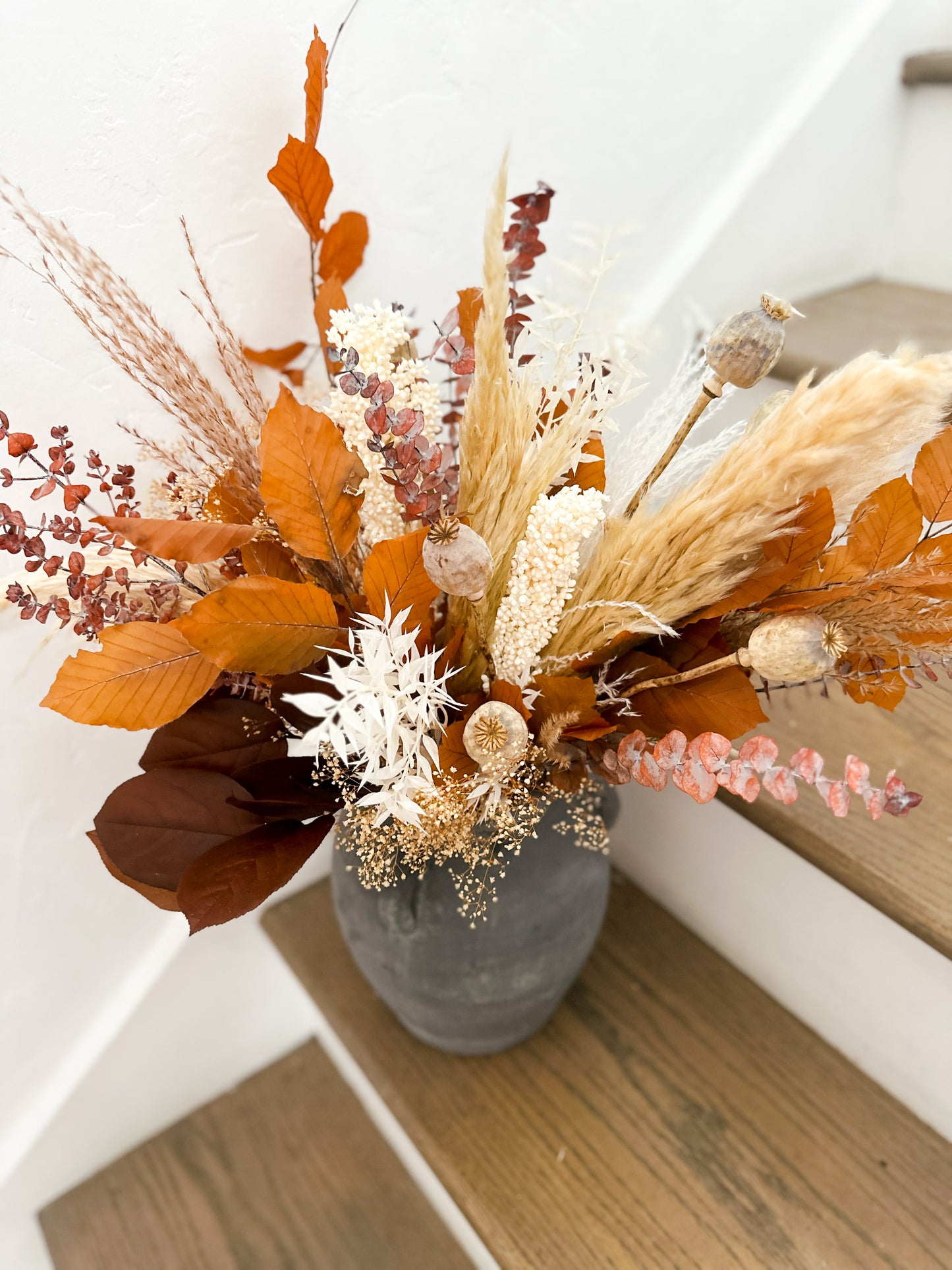 Fall Dried Arrangement, Vase not included