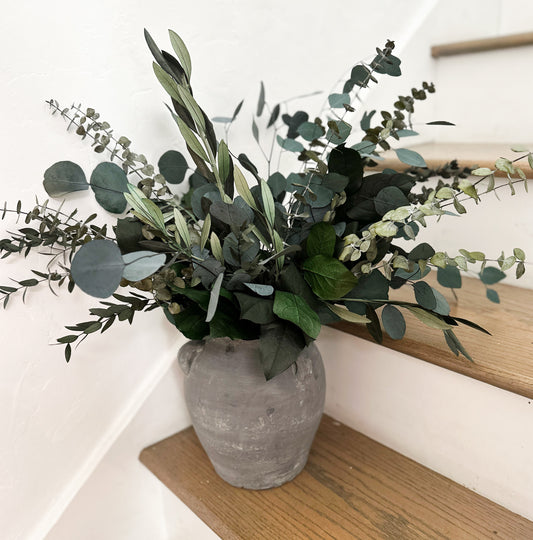 Mixed Eucalyptus + Greenery Arrangement, Vase not included