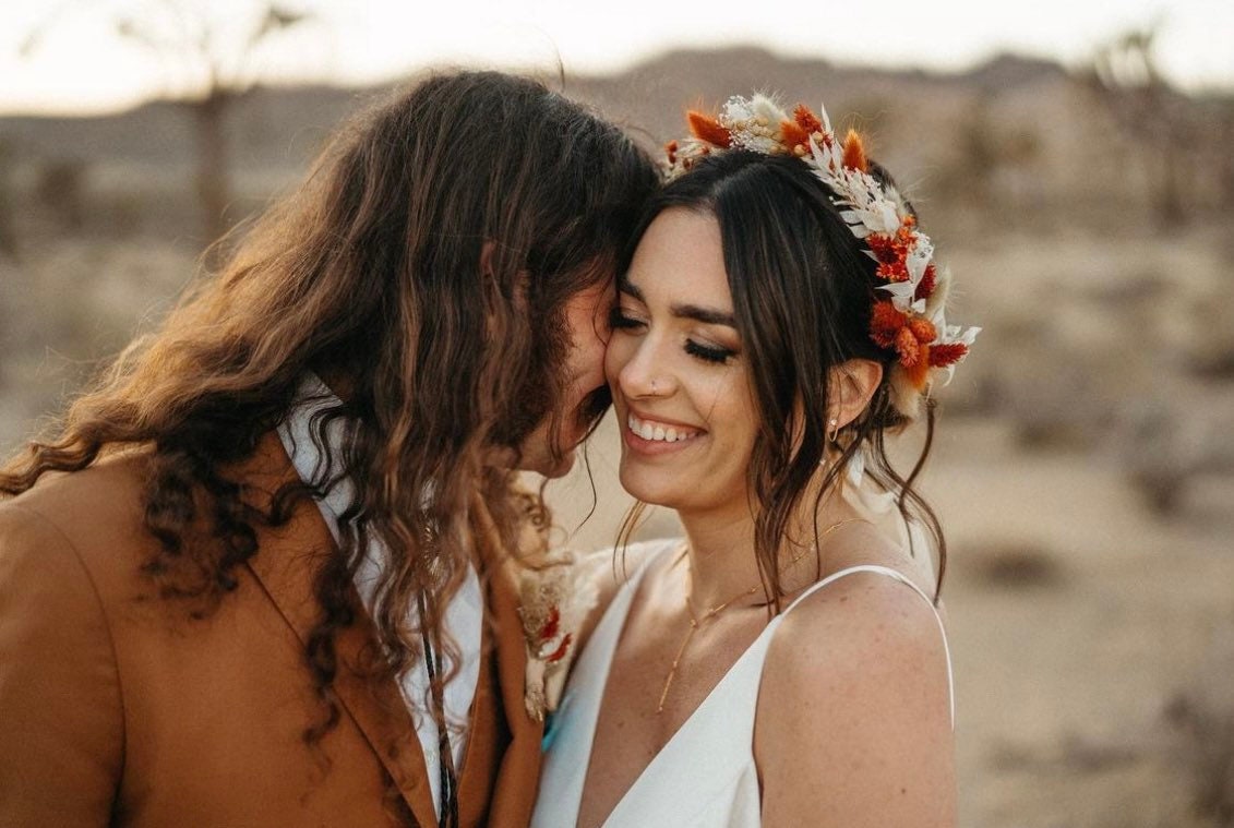 Terracotta + Rust Flower Crown/ Wedding Hair/ Bride and Bridesmaids/ Flower Girl/ Photoshoot