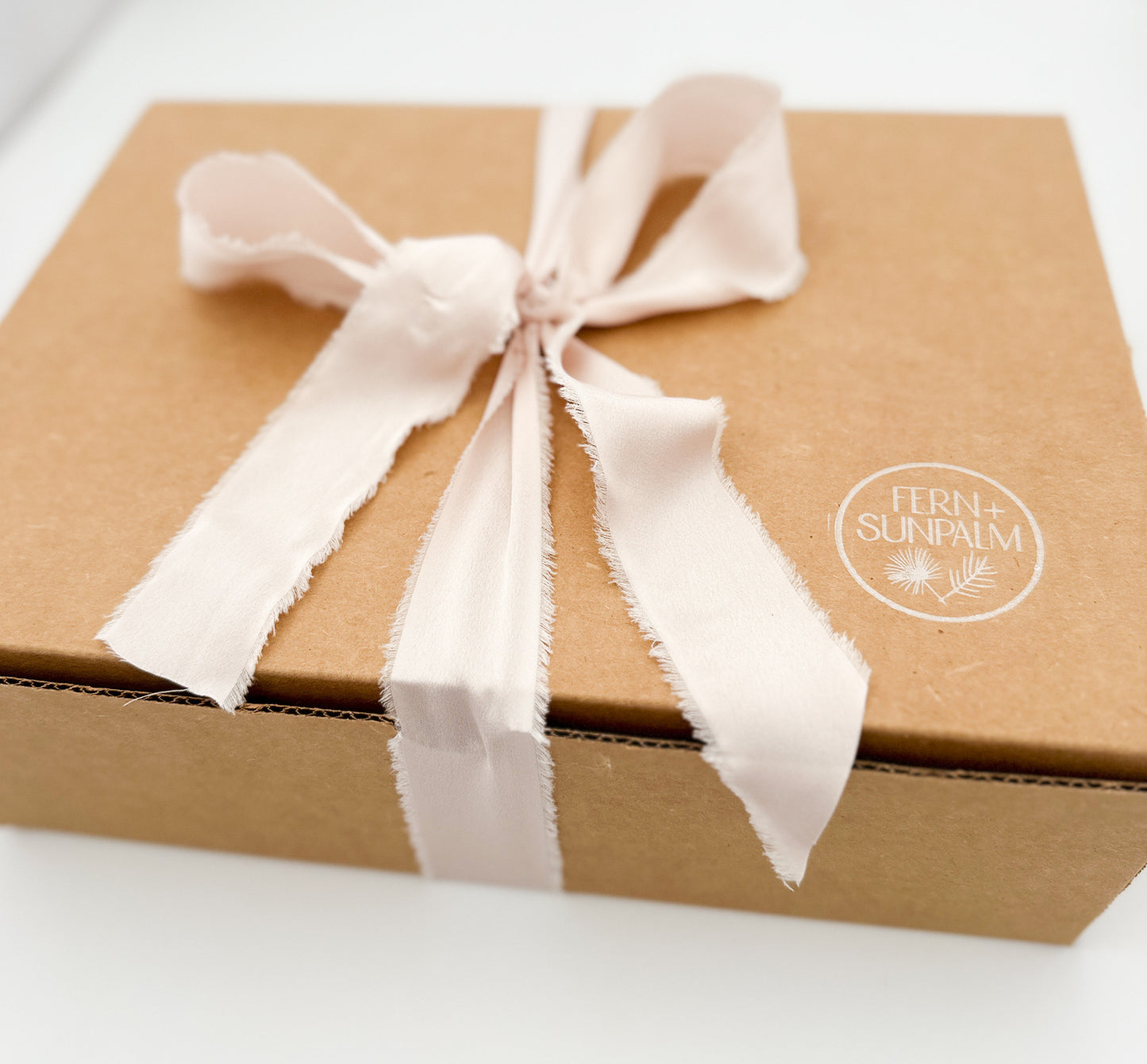 Engagement Gift Box with Candle and Small Dried Flower Arrangement