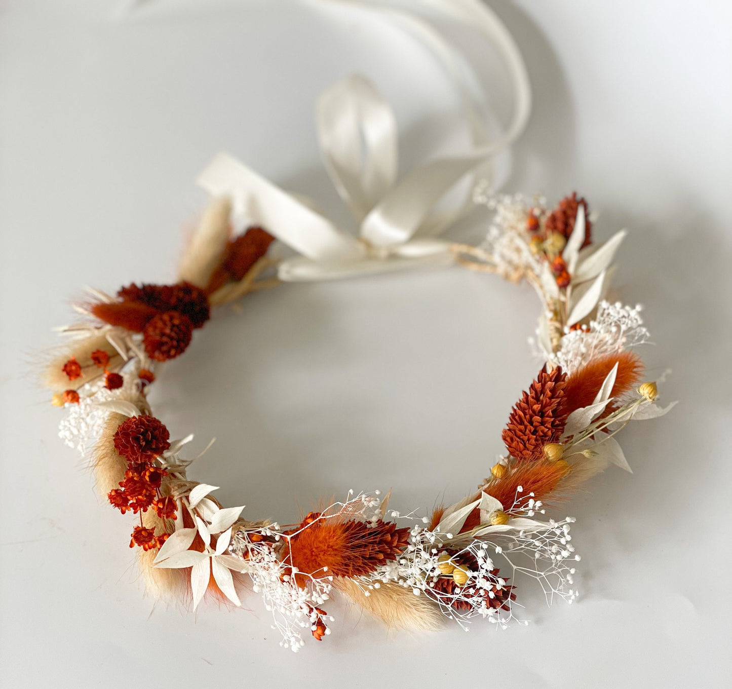 Terracotta + Rust Flower Crown