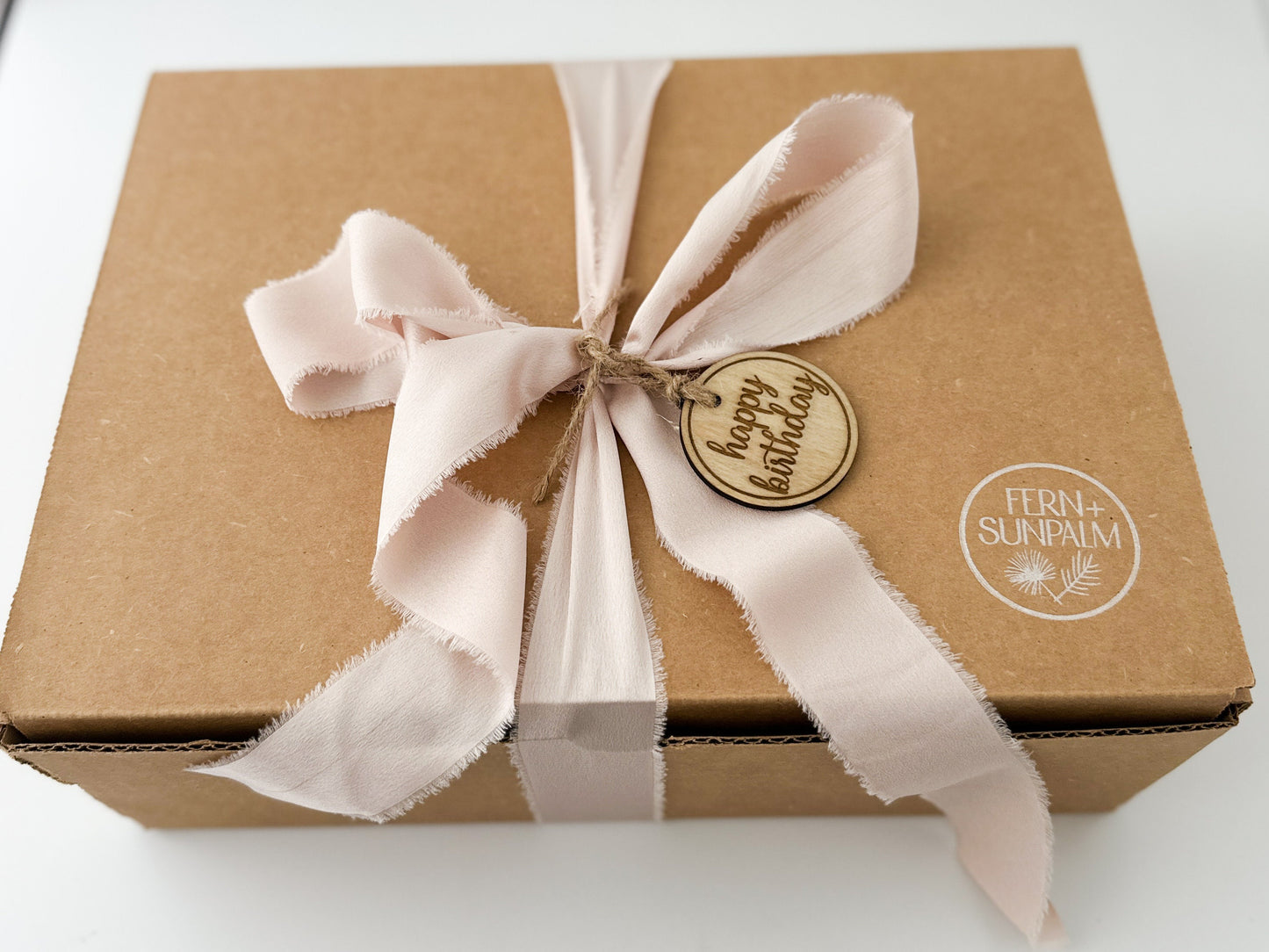 Spring Floral Inspired Seasonal Gift Box with Candle, Bath Salts and Small Dried Flower Arrangement