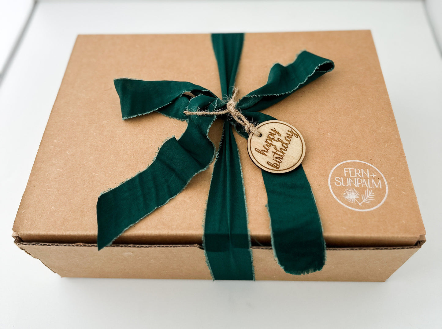 Winter Floral Inspired Seasonal Gift Box with Candle, Bath Salts and Small Dried Flower Arrangement